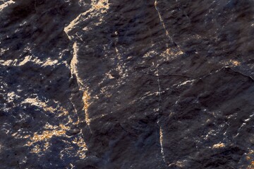 Black marble background, gold glitter design