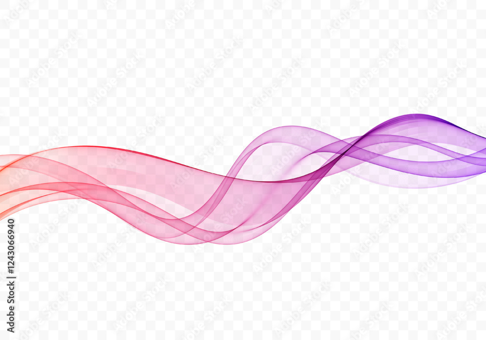 Poster abstract wave, flow of wavy lines, design element.