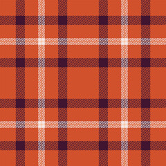 Check texture vector of tartan seamless fabric with a pattern background textile plaid.