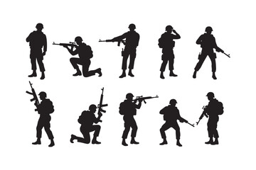 Salute Army Silhouette Bundle