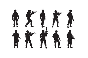 Salute Army Silhouette Bundle