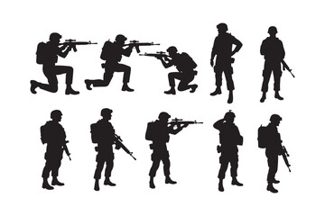 Salute Army Silhouette Bundle