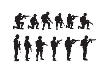 Salute Army Silhouette Bundle