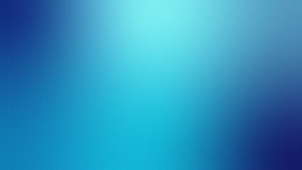 Blue dark navy sky cyan teal abstract background. Color gradient ombre blend. Smooth transition. Bright light glow shimmer neon metallic. Noise grain texture blur.
