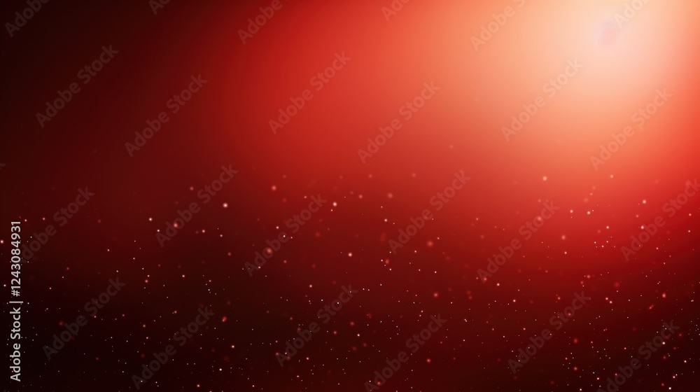 Poster abstract red background with textural elements and subtle spotlights enhancing visual appeal for var