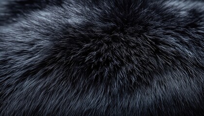 Dark Fur Texture Close Up Detail Image