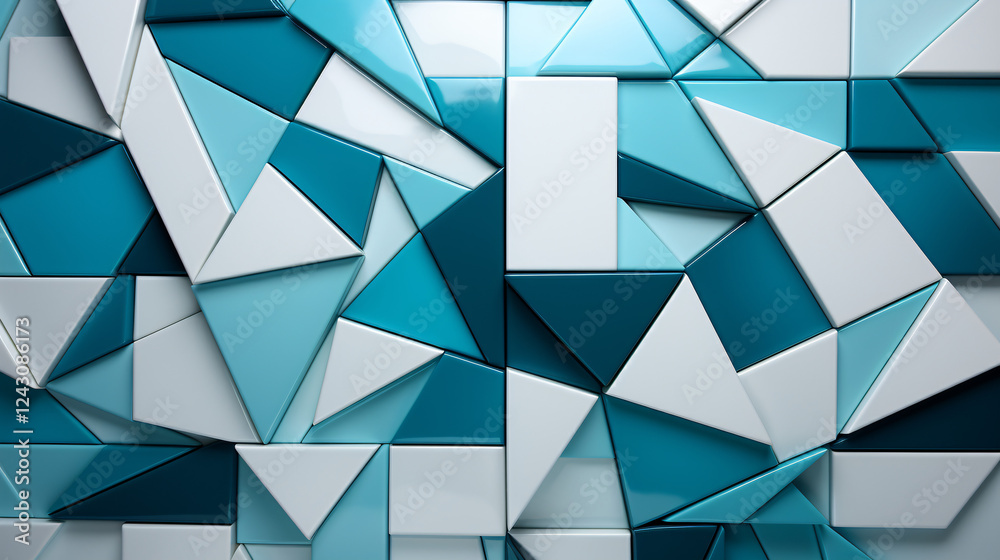 Aufkleber a pattern of intersecting white and green lines creates a sleek, tech-inspired background for displa