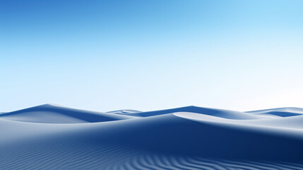 A minimalist dark blue gradient sky with a horizon line, perfect for technology-themed presentations and banners.



