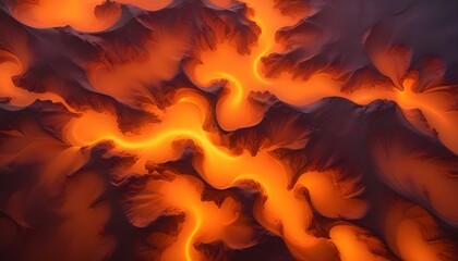 Vista a&eacute;rea superior, paisaje fluido, luz de la ma&ntilde;ana, luces naranjas