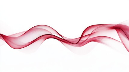 This isolated red line wave of a heartbeat on a white background has a clipping path, making it easy to incorporate into your designs. 