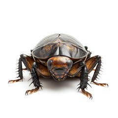 A Detailed Close-Up of a Cockroach: Exploring the Intricate Details of this Often-Misunderstood Insect