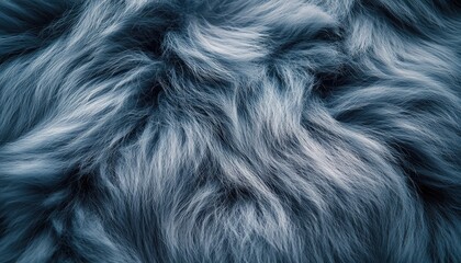 Blue Fur Texture Abstract Background Image