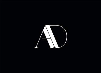 AD Logo Design Creative and Modern Logo Design