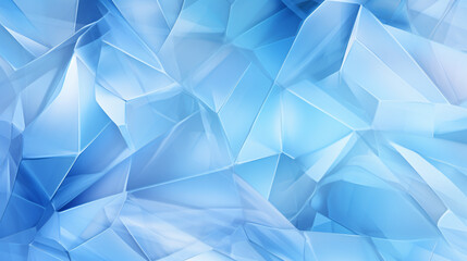 Obraz premium A sleek light blue abstract prismatic shard background, perfect for technology banners and digital displays.