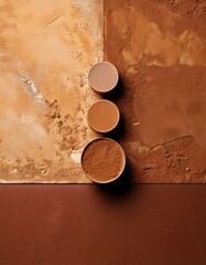 geometric concrete abstract close up texture background design mood board color palette mocha mousse pantone 
