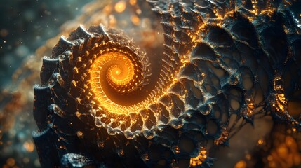 Fractal Burst with Colorful Swirling Patterns