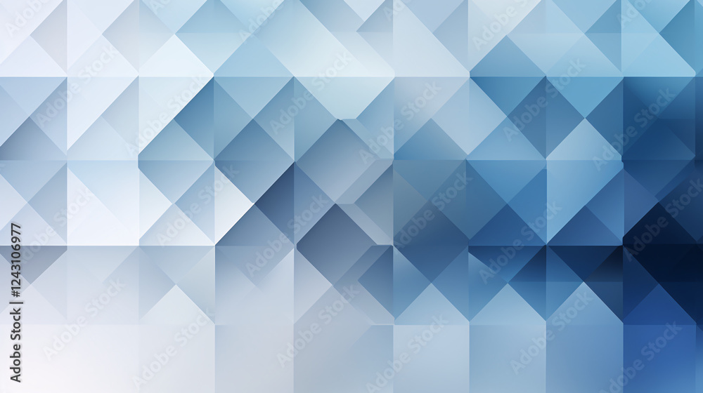 Aufkleber vector illustration of a blue and gray gradient pixel design, creating a futuristic technology-inspi