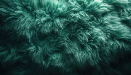 Obraz premium Teal Fur Texture Background Image