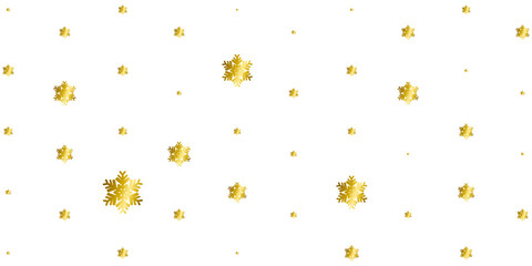 Cute little snowflakes in the background. Festive cover. New Year's gift wrapper. Vector illustration.