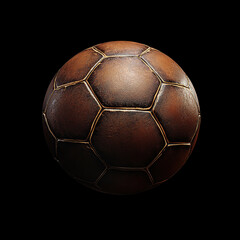 old soccer ball