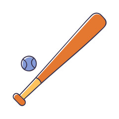 baseball bat icon, baseball bat vector illustration-simple illustration of baseball bat, perfect for baseball bat logos and icons