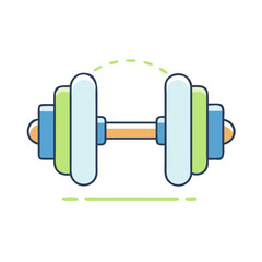 dumbbell icon, dumbbell vector illustration-simple illustration of dumbbell, perfect for dumbbell logos and icons