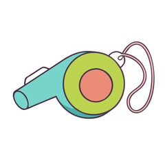 referee whistle icon, referee whistle vector illustration-simple illustration of referee whistle, perfect for referee whistle logos and icons