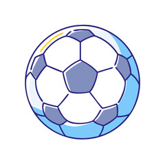 Fototapeta premium soccer ball icon, soccer ball vector illustration-simple illustration of soccer ball, perfect for soccer ball logos and icons