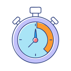 stopwatch icon, stopwatch vector illustration-simple illustration of stopwatch, perfect for stopwatch logos and icons