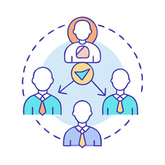 team icon, team vector illustration-simple illustration of team, perfect for team logos and icons