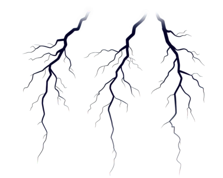 Minimalist depiction of lightning bolts showcasing dynamic energy and movement. design emphasizes sharp lines and contrasting colors, creating striking visual impact