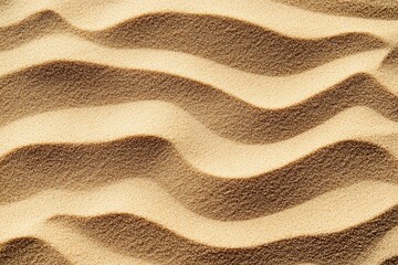 Beach sand wavy texture, sunlight, dunes background, design