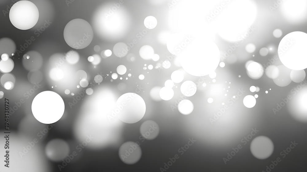 Aufkleber Defocused Glittering Lights Background with Bokeh Spots and Blurred Shine Effect  Elegant and Dreamy Atmosphere with Sparkling and Shimmering Texture  Abstract Luxury Backdrop for Holidays