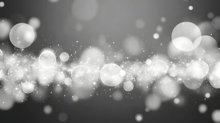 Gorgeous dreamy background with soft blurred bokeh lights and shimmering glitter effects  Ethereal magical atmosphere with a luminous glowing and sparkling look  Perfect for festive designs