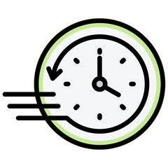 Promptness Outline Color Icon