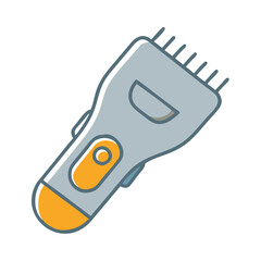 Hair Clipper icon illustration on white background