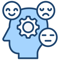 Behavior Blue Icon