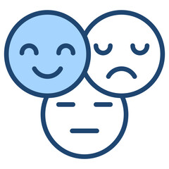 Emotion Blue Icon