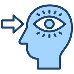 Perception Blue Icon