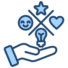 Personality Blue Icon