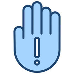 Intervention Blue Icon