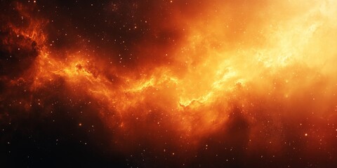 Fototapeta premium Abstract cosmic explosion with glowing light trails
