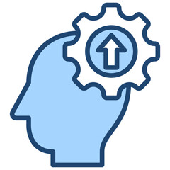 Developmental Psychology Blue Icon