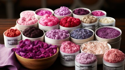  clean and simple background that celebrates embroidery and scrapbooking for National Craft Month. 