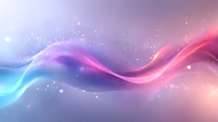 Mesmerizing waves of luminous energy in a vibrant gradient of colors creating a captivating and ethereal digital artwork with a futuristic dreamlike aesthetic