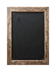 Horizontal Chalkboard with Distressed Wooden Frame for Vintage Decor