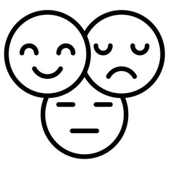Emotion Outline Icon