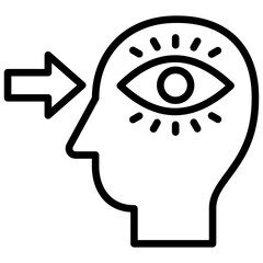 Perception Outline Icon