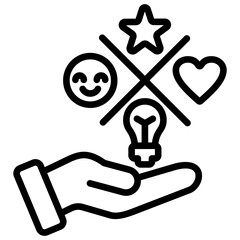 Personality Outline Icon