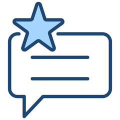 Feedback Blue Icon